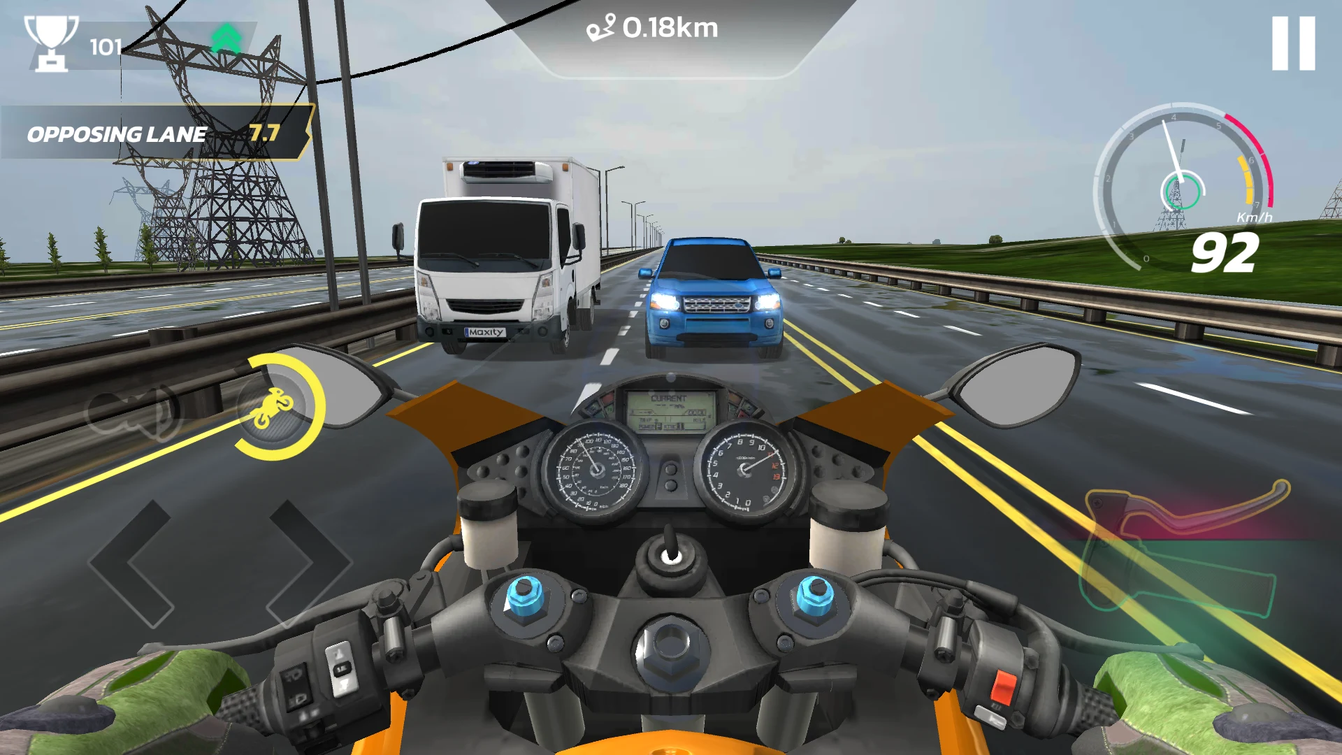 City Traffic Moto Racing screenshot